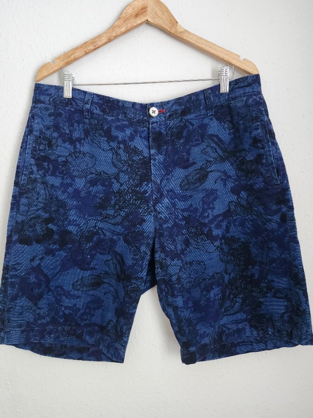 ENGLISH LAUNDRY Preppy Length Floral Print Chino Shorts 38" Waist